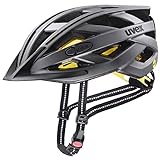 uvex city i-vo MIPS - leichter City-Helm für Damen und Herren - MIPS-Sysytem - inkl. LED-Licht - titan matt - 52-57 cm
